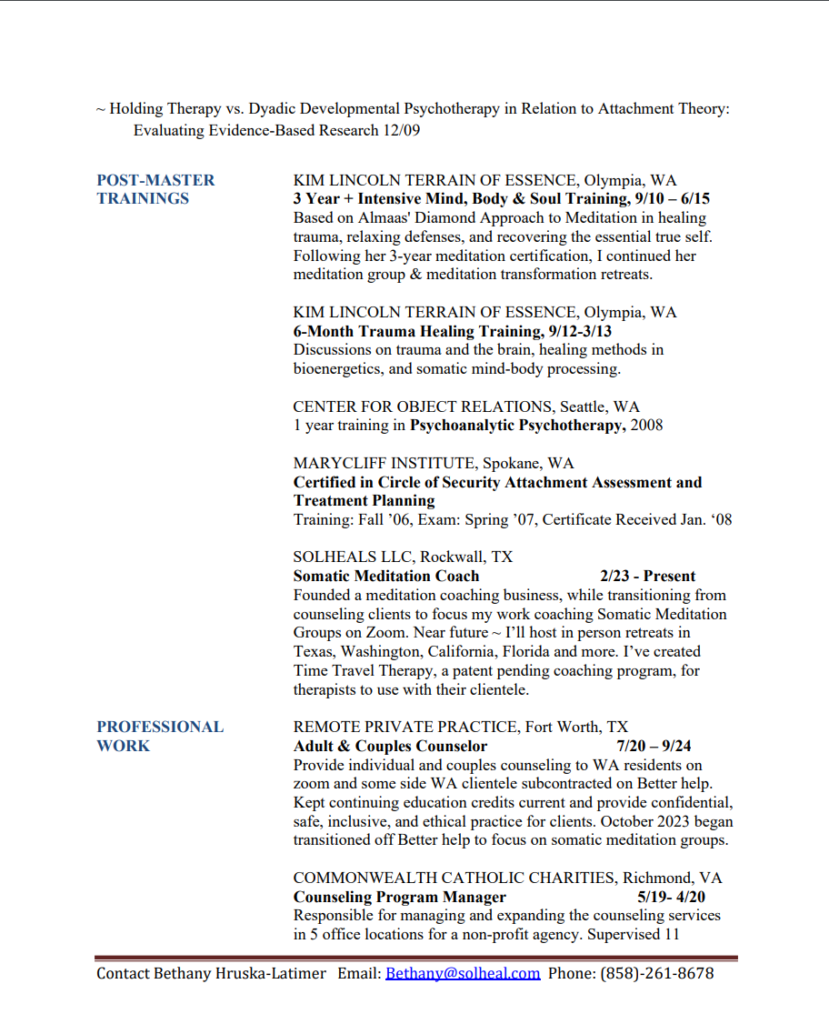 Bethany Hruska Resume 2025 Page 2 e1738951296851